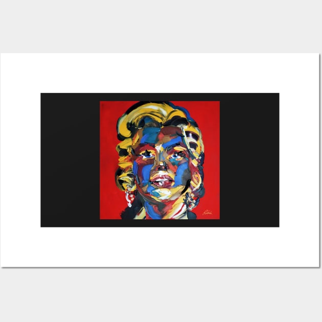 Marilyn Monroe Pop Portrait 018 Wall Art by artsale